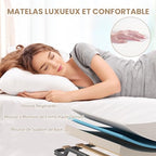 COSTWAY Letto Pieghevole, Beige, 90x200cm Matelas 10cm : Casa e cucina