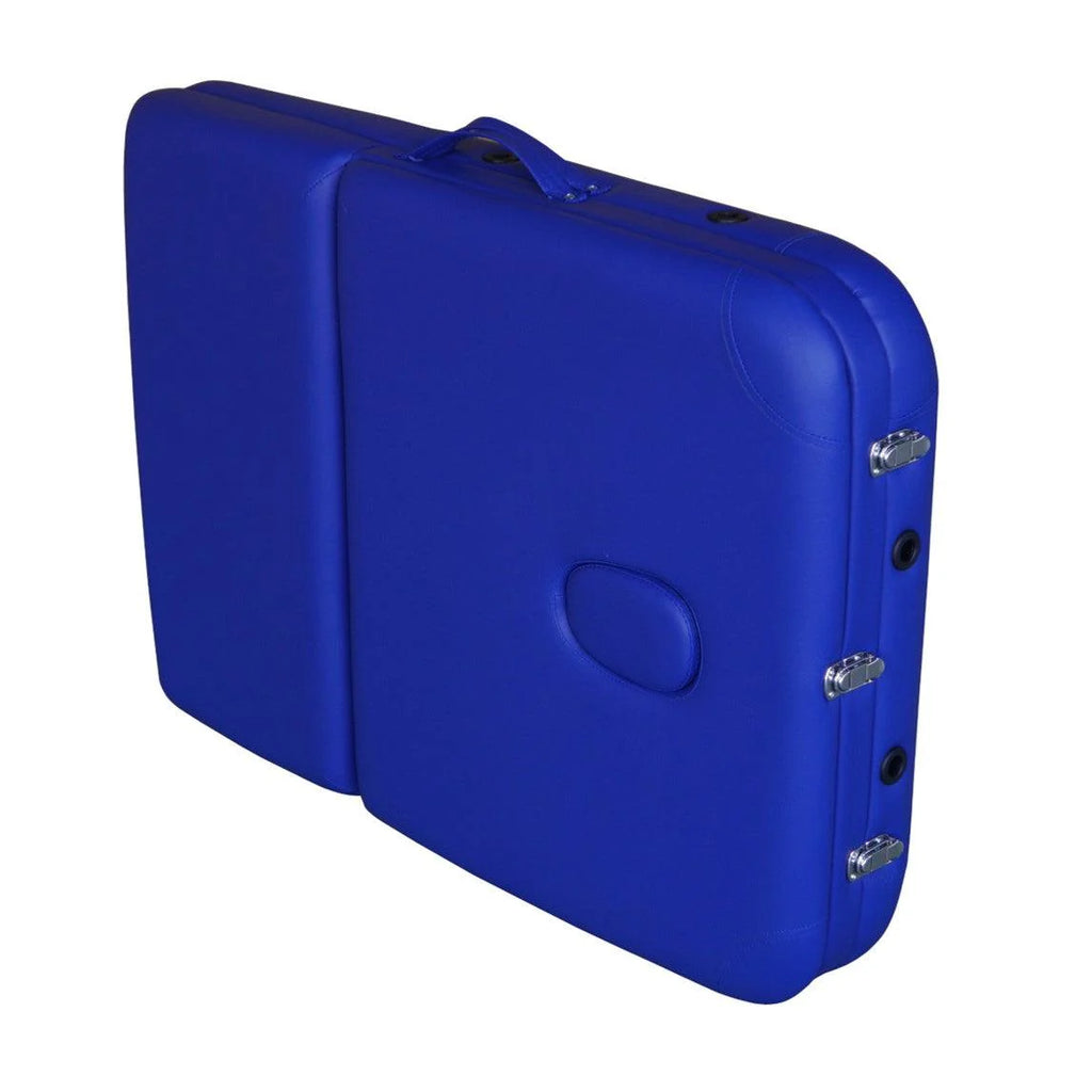 Lettino Massaggi Pieghevole in Alluminio – Portatile, Leggero, Altezza Regolabile, Schienale Reclinabile, 15 kg