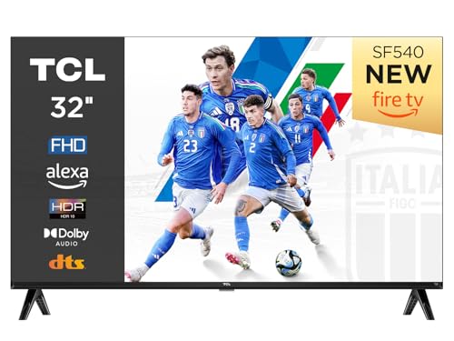 TCL 32SF540 TV 32" Full HD HDR e HLG Fire TV, Dolby Audio DTS Virtual: X, Design Bezel Less, Controllo Vocale, Bluetooth 5.0 : Amazon.it
