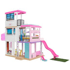 Barbie Casa dei Sogni   Playset Casa di Barbie 3 piani   Piscina   Scivolo   Ascensore   Oltre 75 Accessori   Alta 110 cm   Regalo per Bambini 3 7 Anni, GRG93 : Giochi e giocattoli