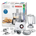 Bosch MC812W501 MultiTalent   Robot da Cucina Compatto, 1000 W, Ciotola XXL 3,9 l, Bianco/Bianco : Amazon.it: Casa e cucina