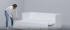 Letto divano IKEA HEMNES con 3 cassetti contenitori – Bianco, 80 x 200 cm, salvaspazio e versatile