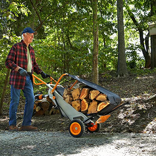 Worx WG050 Carriola Multifunzione a Due Ruote, Porta Sacchi, Porta Fusti, Trasporto Sassi, Trasporto Vasi, Capacità di Carico Max 136kg : Amazon.it: Casa e cucina