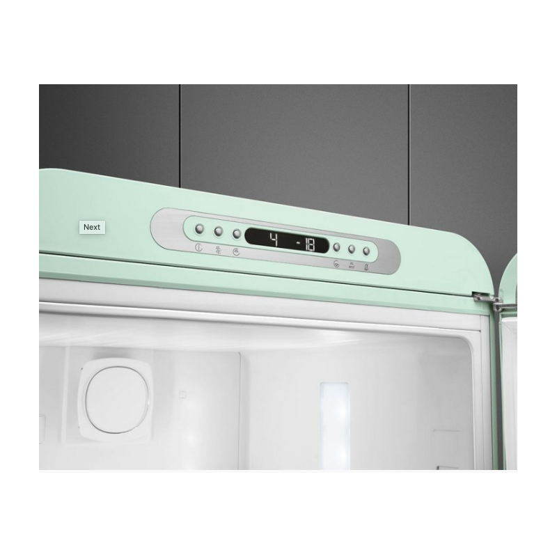 Smeg FAB32RPG5 - Frigorifero combinato con cerniere a destra libera installazione verde pastello 60 cm Stile anni 50