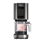Ninja CREAMi Gelatiera, macchina per gelato e dessert congelati, 1,4 l, 3 vasetti, 7 programmi, per gelati, sorbetti, frullati, frappè, nero/argento, NC300EU : Amazon.it: Casa e cucina