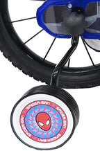 Kubbinga biciletta 16 Pollici, Bicicletta 4 ai 6 Anni Spiderman con stabilizzatori Laterali Unisex Bambini, Rosso e Blu : Sport e tempo libero