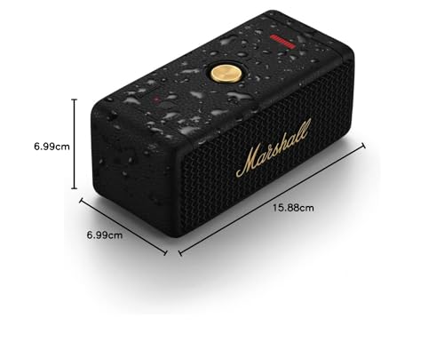 Marshall Emberton II Bluetooth Altoparlante Portatile, Senza fili Casse, Suono a 360 gradi, Impermeabilità IPX7, 20 ore riproduzione Nero : Amazon.it