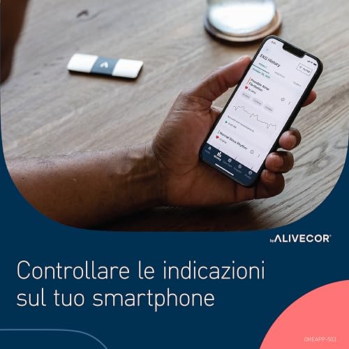 AliveCor KardiaMobile 6L ECG di livello medico | L’ECG Portatile a 6 Derivazioni | Rileva la Fibrillazione Atriale, Bradicardia e Tachicardia in Soli 30 Secondi | Distribuito da OMRON : Amazon.it: Commercio, Industria e Scienza