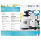 INTEX - Pompa filtro a sabbia Krystal Clear per piscine fuori terra 12000 litri/ora