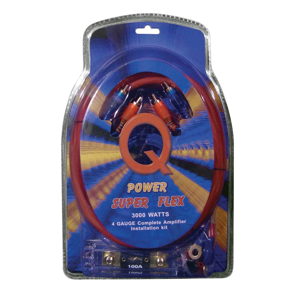 Subwoofer per auto MTX da 12" a doppio caricamento con subwoofer, amplificatore e kit di cablaggio QPower