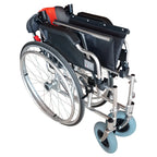 Sedia a Rotelle Superleggera KEROS in Alluminio – 13,7 kg, Braccioli Ribaltabili, Freni da Maniglia, Seduta 45 cm