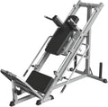 Leg Press Hack Squat Machine, attrezzo professionale regolabile per esercizi con cuscinetti lineari, per l'allenamento della forza della parte inferiore del corpo con contenitori per pesi per quadricipiti, muscoli posteriori della coscia, glutei, pol