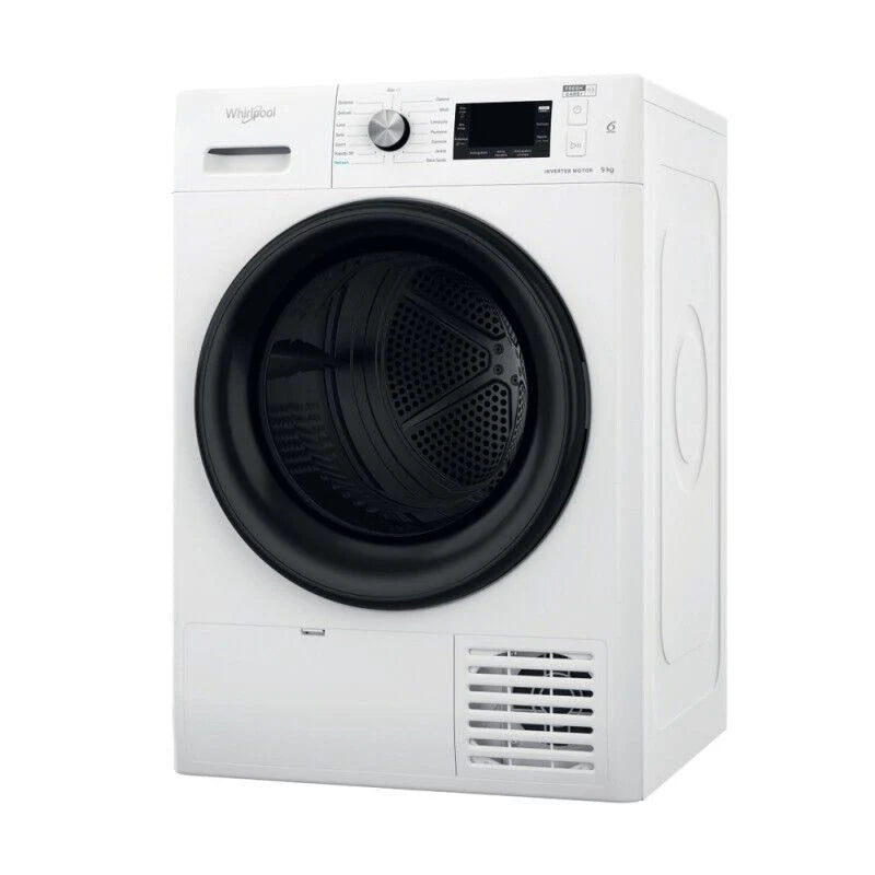 Asciugatrice A Pompa di Calore Whirlpool FFTN M22 9X3B IT 9 Kg Classe A+++ (A84,9xL59,5xP64,9) Tecnologia 6° senso Motore inverter