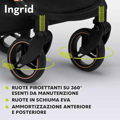 Passeggino Assorbimento Pieghevole poggiapiedi regolabili