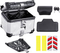 VEVOR Top Case 45L Universal Aluminium Alloy Luggage Rack with Leather Lining and Lock