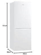 CHCS 514FW Frigorifero Combinato 207 litri Classe F Statico Bianco : Amazon.it: Grandi elettrodomestici
