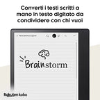 Kobo Elipsa 2E | eReader | Touchscreen antiriflesso da 10,3" con ComfortLight PRO | Kobo Stylus 2 inclusa | Luminosità regolabile | Wi Fi | Tecnologia Carta E Ink | 32 GB di archiviazione : Elettronica