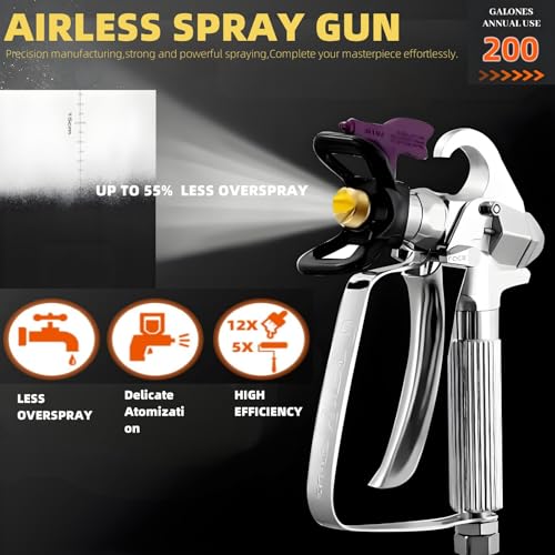 Airless Spruzzatore Vernice 3200psi, Produttività Avanzata Senza Assottigliamento per La Pittura Fai da te per Interni Della Casa Esterna : Amazon.it: Fai da te