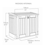 Keter Porta Attrezzi da Esterno Store It Out Midi, Ideale per il Giardino, Beige/Marrone, 132x71,5x113,5H cm, 880 L : Amazon.it: Giardino e giardinaggio