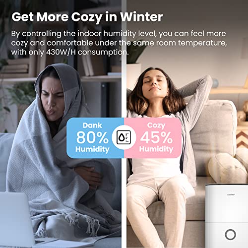 COMFEE' Deumidificatore Casa Muffa 16L/24h, Adatto fino a 32㎡, Tanica da 3L, Deumidificazione Smart, Controllo WiFi, Compatibile con Alexa, Ruote Piroettanti, Timer, MDDF 16DEN7 WF : Amazon.it: Casa e cucina