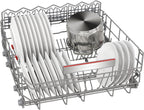 SMV4ECX31E Serie 4, Lavastoviglie da incasso a scomparsa totale, Home Connect, Extra Clean zone: lavaggio intenso per lo sporco più ostinato, Diagnostica da remoto, TimeLight, 60 cm