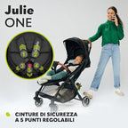 LIONELO Julie One Passeggino leggero e pieghevole da 0 mesi fino 22 kg Compatto con zanzariera, coprigambe, portabibite e borsa, Poggiapiedi regolabili e schienale alla posizione a sdraiata (Gold) : Amazon.it: Prima infanzia
