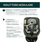 Chicco Seat105 I Size, Seggiolino Auto Omologato ECE R129/03, Girevole A 360°, Reclinabile in 6 Posizioni, Installazione Semplice e Veloce, Riduttore Incluso, 40 105 cm, Gruppo 0/1/2, da 0 a 4 Anni : Prima infanzia