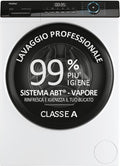 Haier I-Pro Serie 3, Lavatrice a carica frontale 8 KG, Libera Installazione, Classe A, 1400 giri, Opzione Vapore, 15 programmi, Partenza Ritardata, AxLxP 85x60x62 cm, Bianca - HW80-BP14939-S