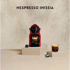 Nespresso Inissia XN1001, Macchina da caffè di Krups, Sistema Capsule Nespresso, Serbatoio acqua 0.7L, White
