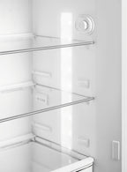 Smeg, Frigorifero Doppiaporta FAB30RRD5 a Libera Installazione, Cerniera a Destra, Frigorifero Ventilato e Freezer Statico, Design Bombato 50's Style, Rosso