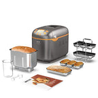 Imetec La Panetteria  zeroglu, Macchina per pane, Ciabatte, Panini, Dolci con farine naturali e senza glutine, 20 programmi, 2 pale impastatrici, Temperatura di lievitazione controllata : Amazon.it: Casa e cucina