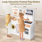 Cucina Legno per Bambini Cucina Giocattolo per Bambini Cucina Bambini Accessori Cucina Bambini Cucina Bambina Giochi Bambini 3 4 5 6 Anni : Giochi e giocattoli