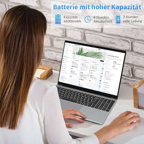 Computer portatile da 15,6", 16 GB DDR4, 1 TB SSD, quad core Celeron N5095 CPU (fino a 2,9 GHz), studente/business con display FHD 1080P, batteria 44 WH, 2.4/5G WiFi, BT 4.2, tastiera retroilluminata : Informatica