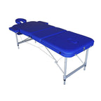Lettino Massaggi Pieghevole in Alluminio – Portatile, Leggero, Altezza Regolabile, Schienale Reclinabile, 15 kg