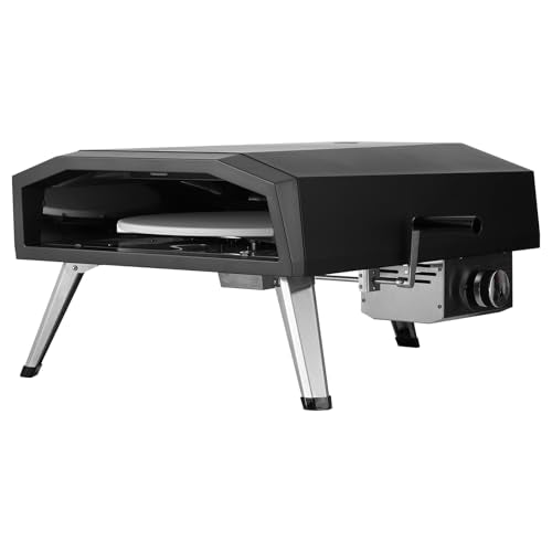 VEVOR Forno per Pizza da Esterno a Gas 330 mm Griglia Portatile da Esterno, con Pietra in Cordierite Spessa, Gamba Pieghevole Forno con Copertura Impermeabile Spray di Ferro per Campeggio e Cortile : Amazon.it: Giardino e giardinaggio