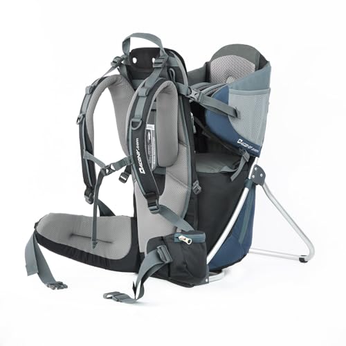 Dacony Borsa per bambini per il trasporto sulla schiena – Zaino per bambini con telaio – per bambini a partire dai 7 mesi fino a 25 kg – adatto per tutte le taglie (Deep Blue) : Prima infanzia