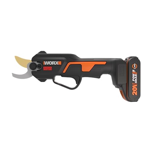 WORX Nitro WG330E   Troncarami a batteria 20 V, taglio senza sforzo grazie all'azionamento elettrico, motore senza spazzole, batteria da 2 Ah e caricatore : Giardino e giardinaggio