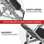 Leg Press Hack Squat Machine, attrezzo professionale regolabile per esercizi con cuscinetti lineari, per l'allenamento della forza della parte inferiore del corpo con contenitori per pesi per quadricipiti, muscoli posteriori della coscia, glutei, pol