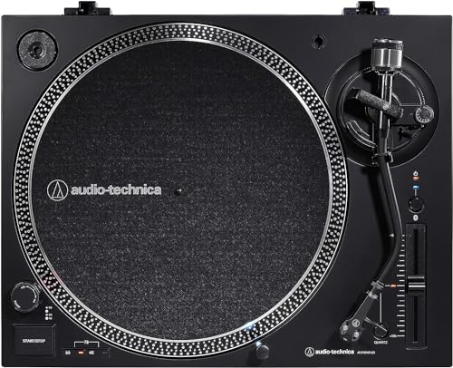 Audio Technica LP120xBTUSB Giradischi a Trazione Diretta (Bluetooth &amp; USB) Nero : Elettronica