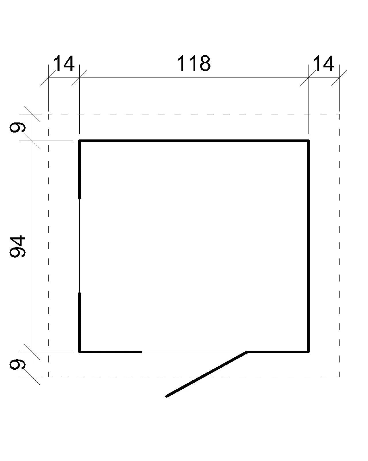 Casetta da Gioco in Legno per Bambini da Esterno con Porta e Finestra – Personalizzabile – 130x106x145 cm