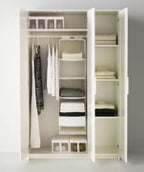 IKEA BRIMNES Armadio 3 Ante, Bianco, 117x190 cm