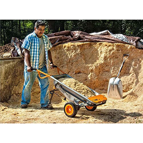 Worx WG050 Carriola Multifunzione a Due Ruote, Porta Sacchi, Porta Fusti, Trasporto Sassi, Trasporto Vasi, Capacità di Carico Max 136kg : Amazon.it: Casa e cucina
