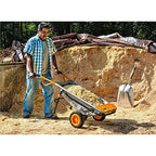 Worx WG050 Carriola Multifunzione a Due Ruote, Porta Sacchi, Porta Fusti, Trasporto Sassi, Trasporto Vasi, Capacità di Carico Max 136kg : Amazon.it: Casa e cucina