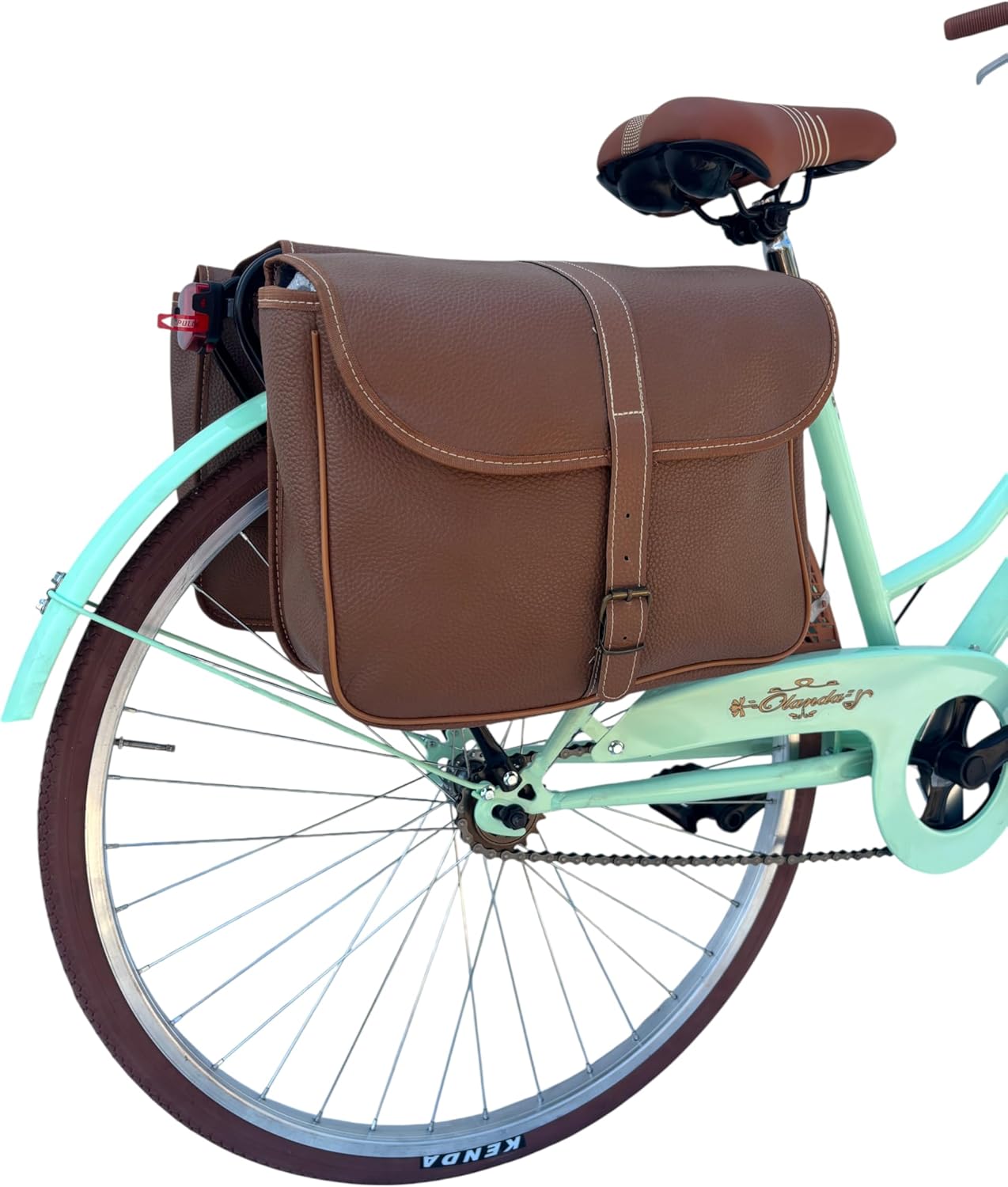Bicicletta Donna da Passeggio Olanda Misura 26 Bici da città Vintage retrò con Cestino Turchese