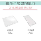 Sizzix Big Shot PRO, Macchina Manuale per Taglio e Rilievo con Accessori Standard e punteruolo, Formato A3 (33 cm), Acciaio Inossidabile, Bianco/Grigio, 31 x 51.5 x 70 cm : Casa e cucina