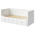 Letto divano IKEA HEMNES con 3 cassetti contenitori – Bianco, 80 x 200 cm, salvaspazio e versatile