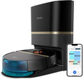 Philips HomeRun Serie 7000 Robot Aspirapolvere e Lavapavimenti con Mappatura, Alta Potenza Asp.ne (5000 Pa), Ril.to Piccoli Ostacoli, con Stazione, per Tappeti e Peli di Animali, App WiFi (XU7100/01)