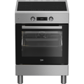 Beko FSE69300X - Cucina con Piano a Induzione Multifunzione 4 Fornelli e Forno Elettrico 60cm Inox