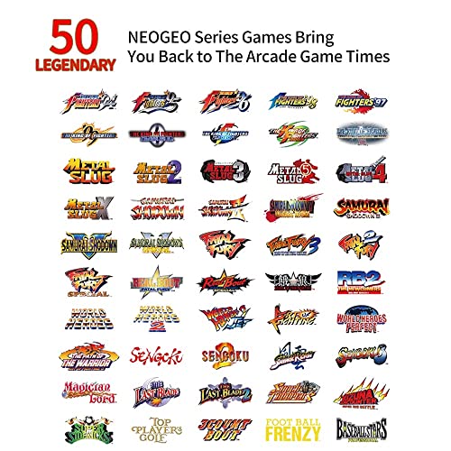 UNICO MVSX Home Arcade, 50 giochi retro con licenza ufficiale SNK precaricati, Supporta due giocatori per giocare contemporaneamente : Amazon.it: Videogiochi