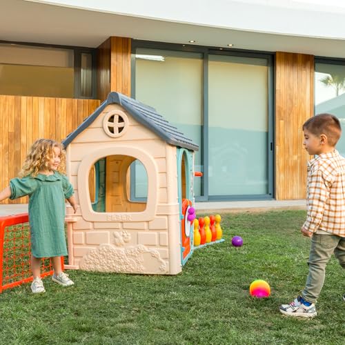 FEBER   Casual 6 Activities House, Casa con 6 Attività di Gioco, Accessori Inclusi per i Giochi, Colori Resistenti alla Luce Solare, Facile Montaggio, Da 3 Anni, Famosa (FEH23000) : Amazon.it: Giochi e giocattoli